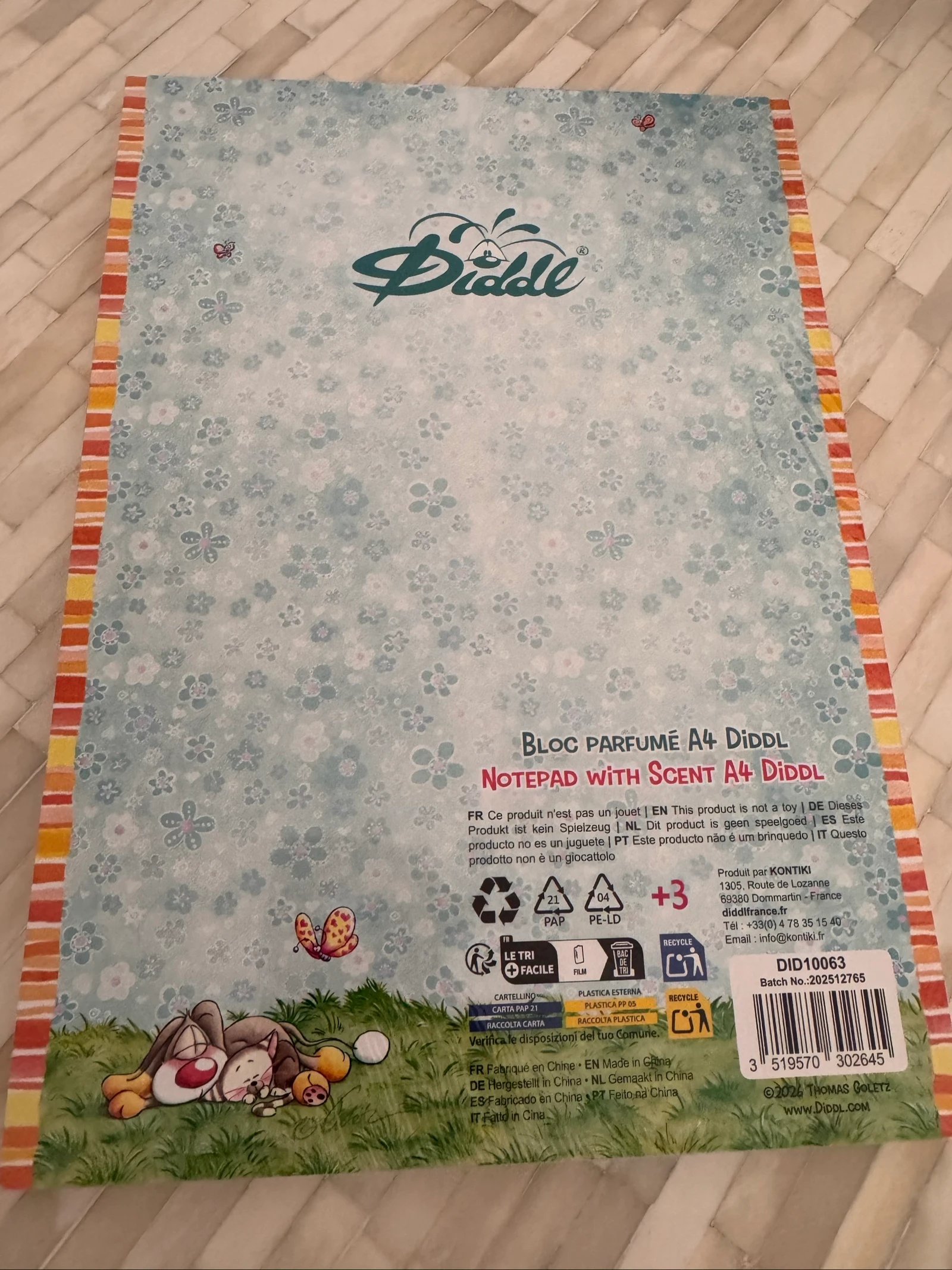 Bloc Diddl A4 exclusividad Cultura Francia – photo 2